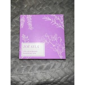 Zoe Ayla Hair Spa Towel Headband Bandeau Eco Friendly PURPLE Fabfitfun NEW BOX
